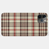 Tartan Brown Case-Mate iPhone Case (Achterkant (horizontaal))