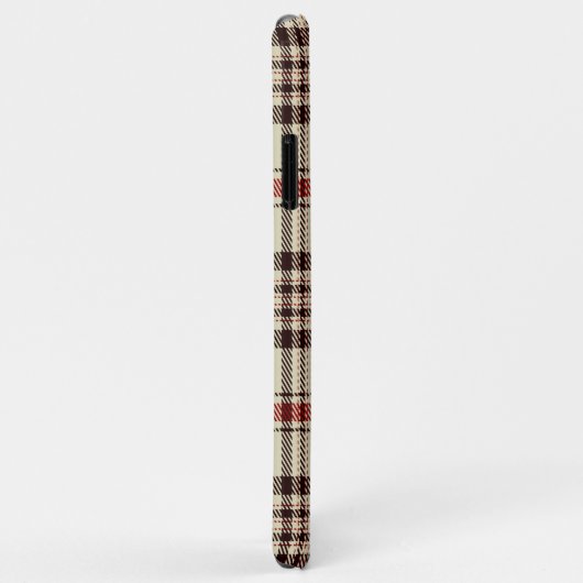 Tartan Brown Case-Mate iPhone Case (Achterkant/rechts)