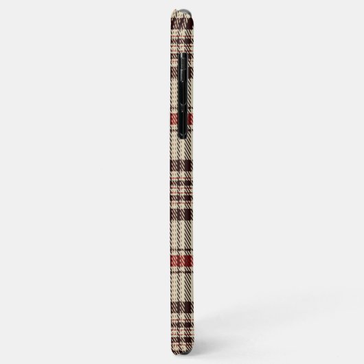 Tartan Brown Case-Mate iPhone Case (Achterkant/links)