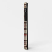 Tartan Brown Hoesje-Mate iPhone Case (Achterkant/links)