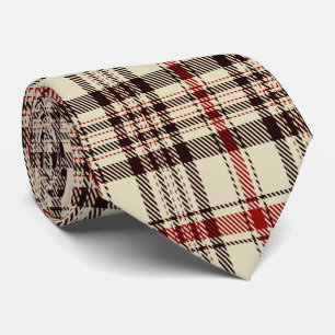 Tartan Brown Stropdas