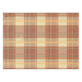 Tartan - bruin, beige, turquoise, Oranje, geel Tafelkleed