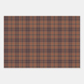 Tartan - bruin - Taupe-Burnt Sienna-Rustic Gold Inpakpapier Vel (Voorkant 2)
