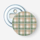 Tartan Button Flesopener (Voorkant)