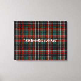 Tartan Canvas Afdruk