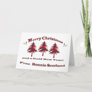 Tartan Christmas Kaart
