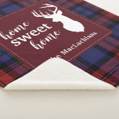 Tartan Christmas MacLachlan Gepersonaliseerde Plai Sherpa Deken (3/4)