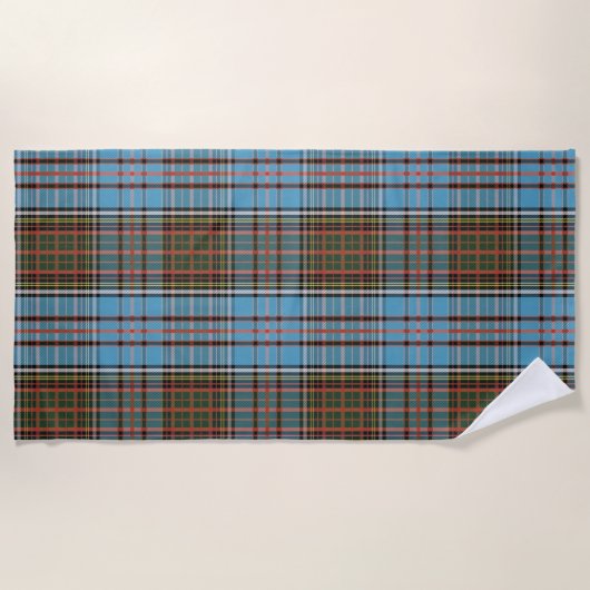 Tartan Clan Anderson Plaid geruit Strandlaken (Voorkant)