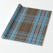 Tartan Clan Anderson Pset Check Cadeaupapier (Uitgerold)
