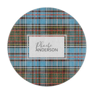 Tartan Clan Anderson Schotse Ruitpatroon Custom Snijplank