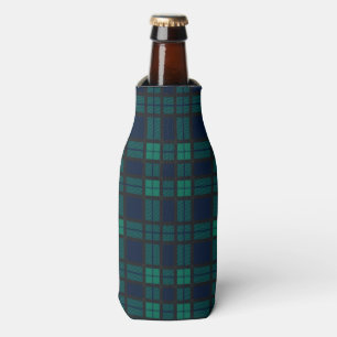 Tartan Clan Black Bekijk Blauw groen gecheckt Flesjeskoeler