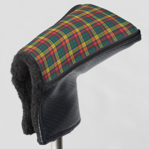 Tartan Clan Buchanan Plaid Groen Rood Geel Check Golfheadcover