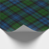 Tartan Clan Campbell Militair Gepland Groen Contro Cadeaupapier (Hoek)