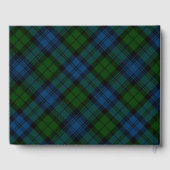 Tartan Clan Campbell Militaire Plaid Gastenboek (Achterkant)