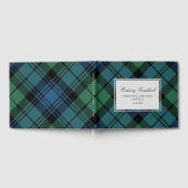 Tartan Clan Campbell Plaid Blauw Groen Check Custo Gastenboek (Volledig)