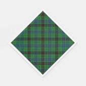 Tartan Clan Davidson Green geruit patroon Servet (Hoek)