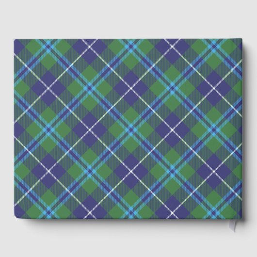 Tartan Clan Douglas Plaid Gastenboek (Achterkant)