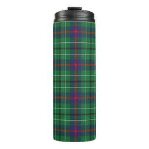Tartan Clan Duncan Pset Green Red Blue Check Thermosbeker