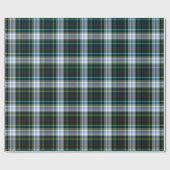 Tartan Clan Gordon White Green Paars Check Cadeaupapier (Vlak)
