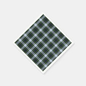 Tartan Clan Gordon White Green Pset Servet (Hoek)