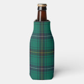 Tartan Clan Henderson Plaid groen patroon Flesjeskoeler (Fles Voorkant)