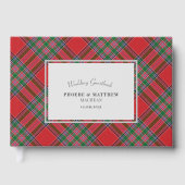 Tartan Clan MacBean Huwelijk Gastenboek (Voorkant)