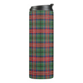 Tartan Clan MacCulloch Pset Green Red Check Thermosbeker (Gedraaid links)