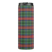 Tartan Clan MacCulloch Pset Green Red Check Thermosbeker (Achterkant)