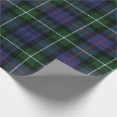 Tartan Clan MacKenzie Pset Holiday Rustic Cadeaupapier (Hoek)