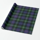 Tartan Clan MacKenzie Pset Holiday Rustic Cadeaupapier (Uitgerold)