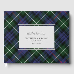 Tartan Clan MacKenzie Schotse ruit paars groen ger Gastenboek