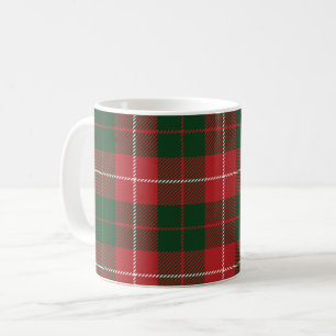 Tartan Clan MacKinnon Plaid Groen Rood Geruit Koffiemok