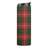 Tartan Clan MacKinnon Plaid Groen Rood Geruit Thermosbeker (Gedraaid links)