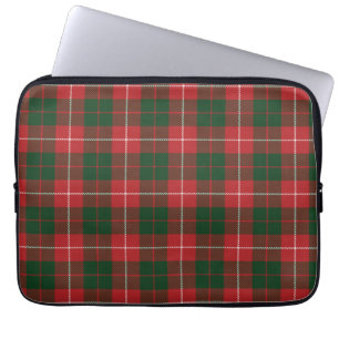 Tartan Clan MacKinnon Pset Red Green gecheckt Laptop Sleeve