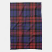 Tartan Clan MacLachlan Paars Black Check Theedoek (Verticaal)