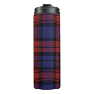 Tartan Clan MacLachlan Plaid Zwart Rood Geruit Thermosbeker