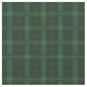 Tartan Clan MacQueen Pattern Green Check Stof