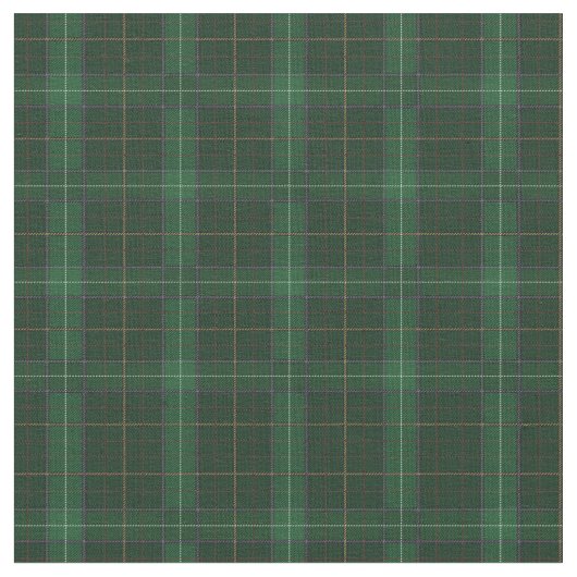 Tartan Clan MacQueen Pattern Green Check Stof (Close Up)
