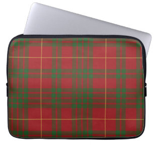 Tartan Clan MacTavish Pset Red Green ingecheckt Laptop Sleeve