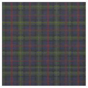 Tartan Clan Malcolm Pset Pattern Green Blue Red Stof