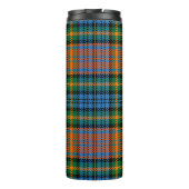 Tartan Clan Murray Pset Oranje Blue Check Thermosbeker (Achterkant)
