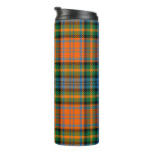 Tartan Clan Murray Pset Oranje Blue Check Thermosbeker (Geroteerd rechts)