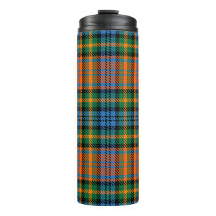Tartan Clan Murray Schotse ruit Oranje Blauwe ruit Thermosbeker