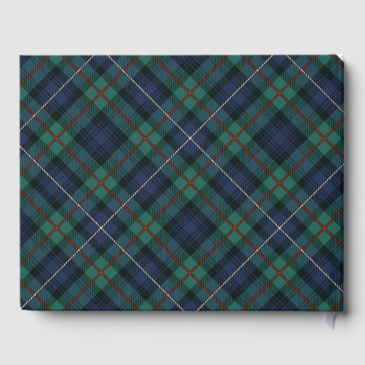 Tartan Clan Robertson Bruiloft Gastenboek (Achterkant)