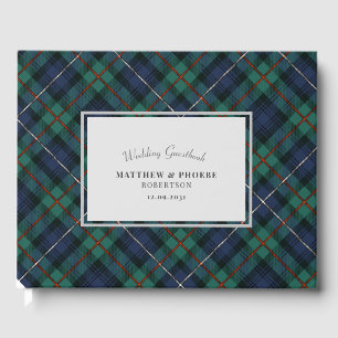 Tartan Clan Robertson Huwelijk Gastenboek