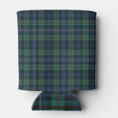 Tartan Clan Robertson Pset Green Blue Pattern Blikjeskoeler (Achterkant)