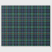 Tartan Clan Robertson Pset Green Paarse Check Cadeaupapier (Vlak)