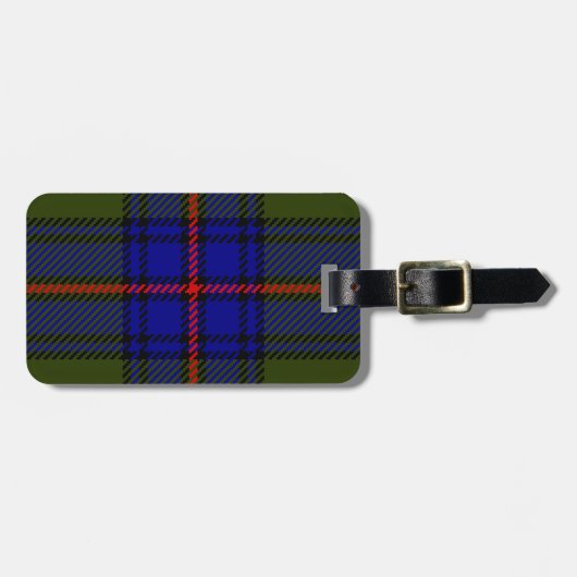 Tartan Clan Shaw Bagagelabel (Voorkant horizontaal)