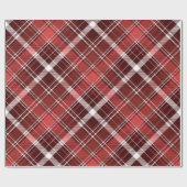 Tartan Clan Stewart Pset Black Red Check Patroon Cadeaupapier (Vlak)