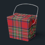 Tartan Clan Stewart Pset Red Green Check Party Bedankdoosjes<br><div class="desc">Vul uw cadeaubehoeften in met deze schattige vleiende clan Stewart tartan-patroongunstbox voor elke speciale gelegenheid,  zoals verjaardagen,  verjaardagen,  feestdagen</div>